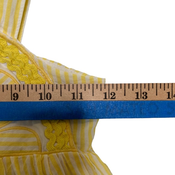 Tahari Lemon Slice Girls Dress Soft Cotton Tiered Flowy Size 4T - Picture 8 of 14